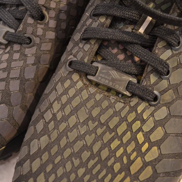Adidas ZX Flux XENO All Black Reflective Shoe - Picture 11 of 11